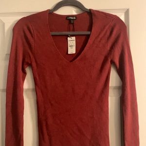 BRAND NEW WITH TAGS gorgeous rust colored sweater